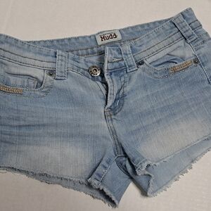 Mudd Sky Blue Jean Shorts for Women
